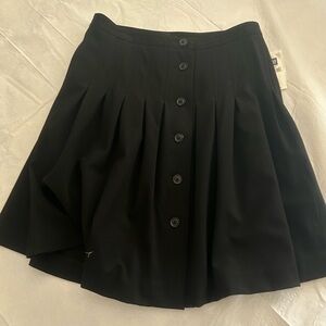 Gap black buttoned skirt
